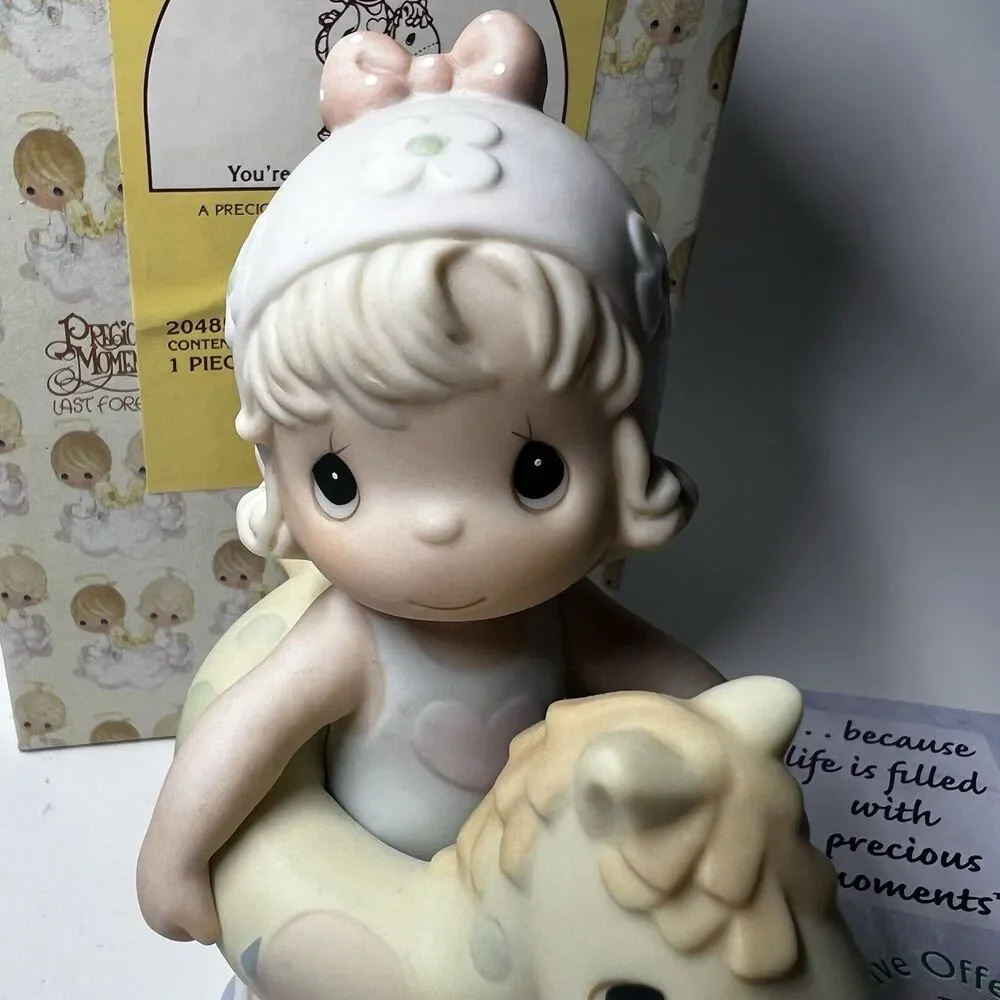 Precious Moments 204854 You're A Life Saver To Me Vintage 1996 Figurine Box